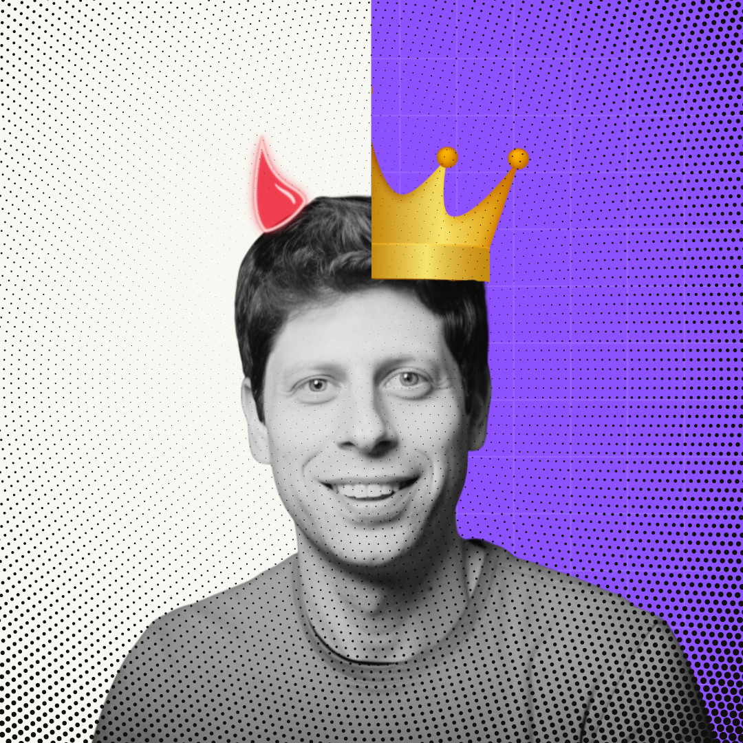 display image for the newsletter titled #73 😮Sam Altman: Hero or Villain?