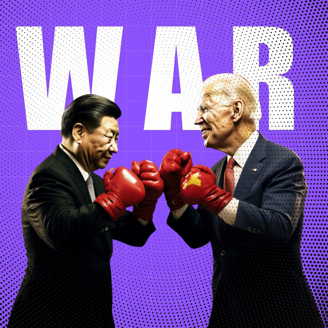 display image for the newsletter titled #41 US vs China: AI Weapons War?