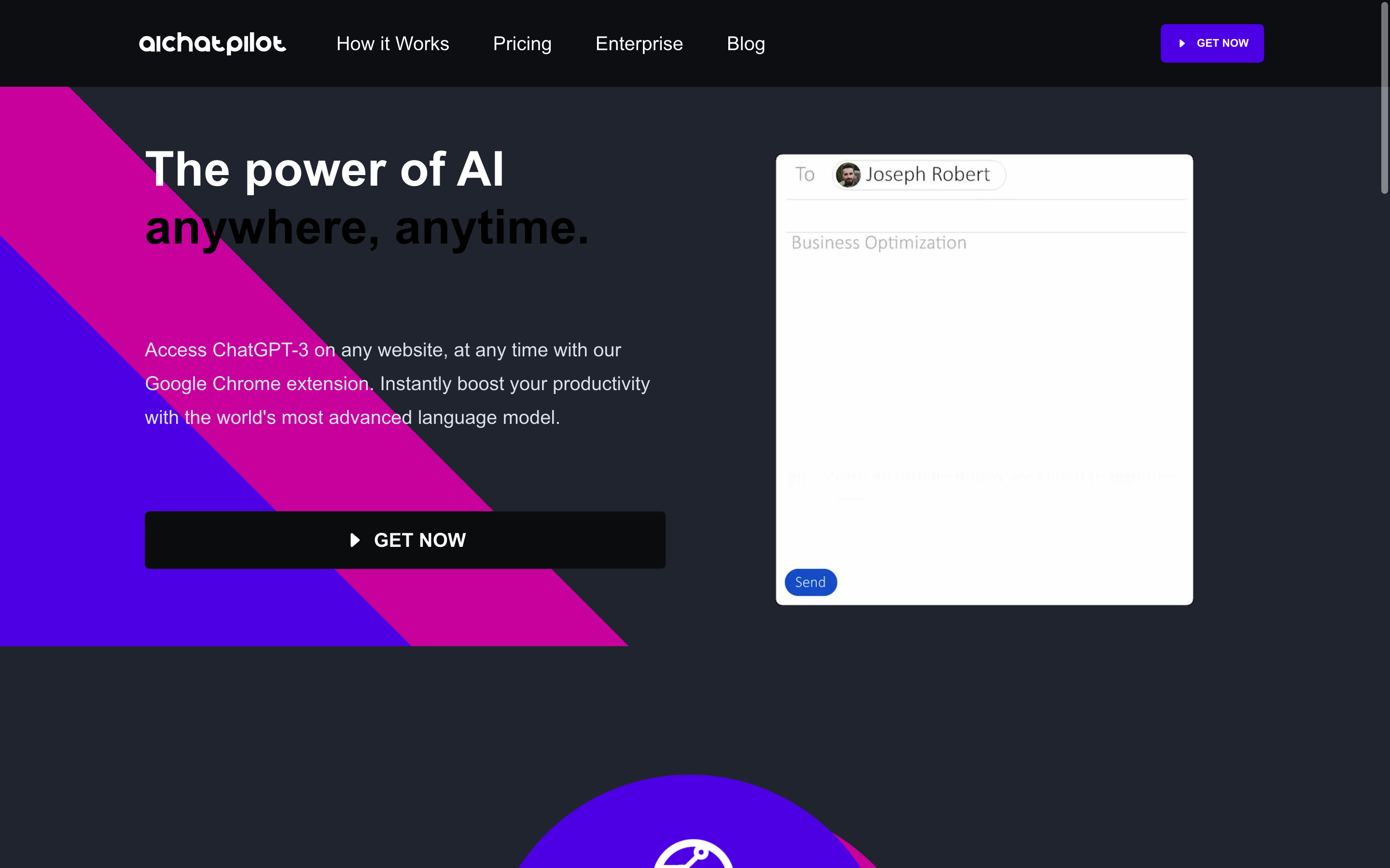 Screenshot of AiChatPilot
