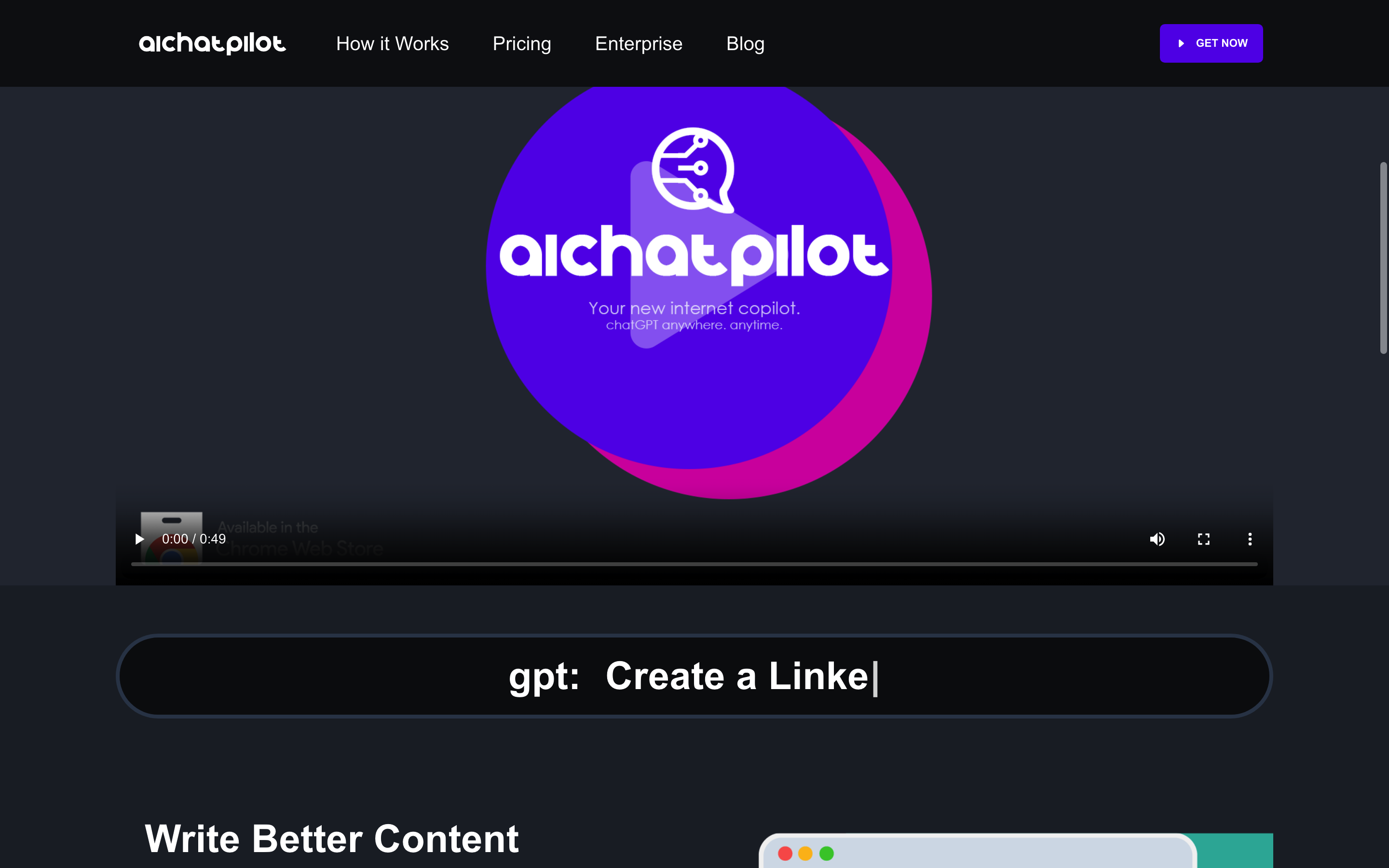Screenshot of AiChatPilot