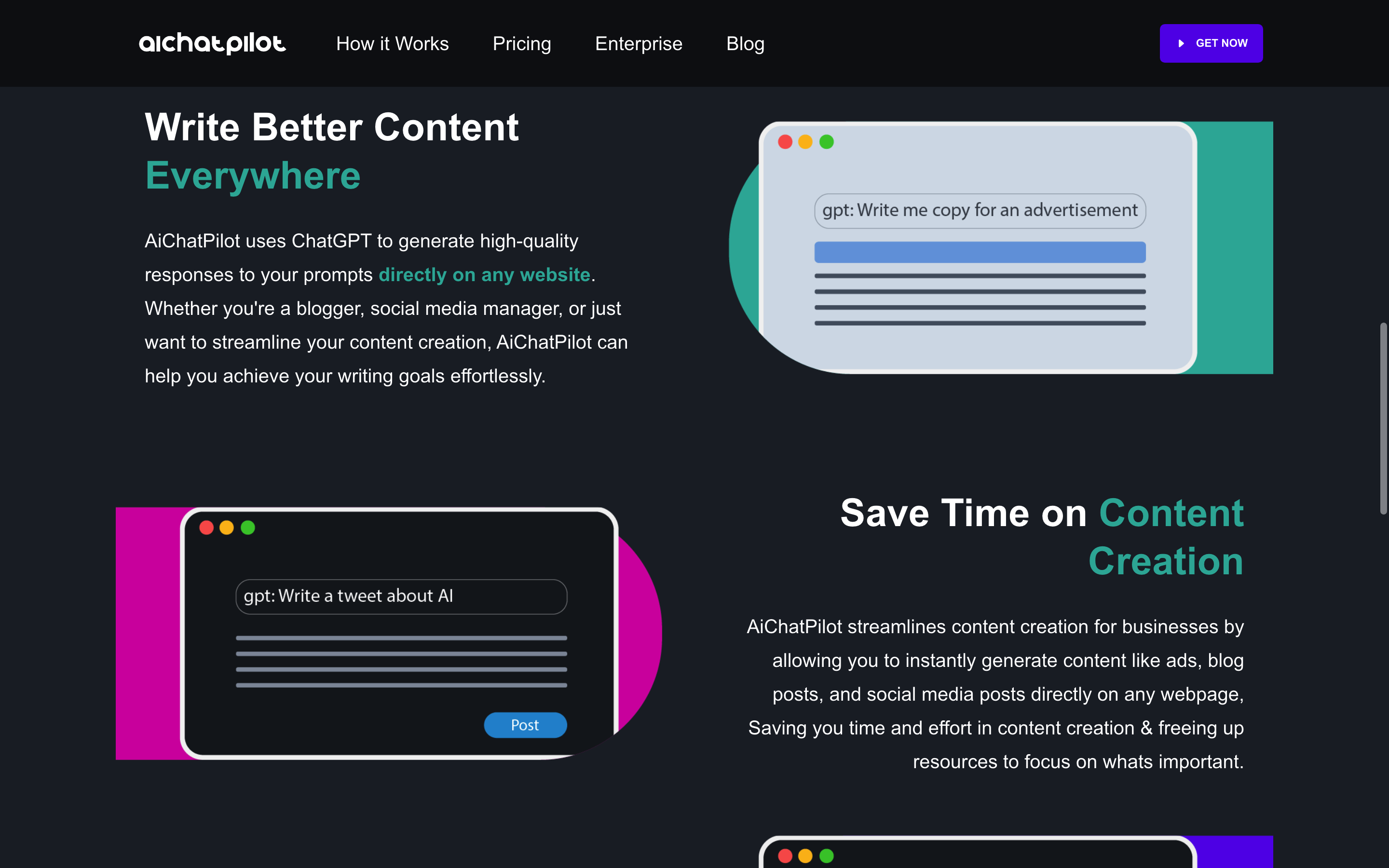 Screenshot of AiChatPilot