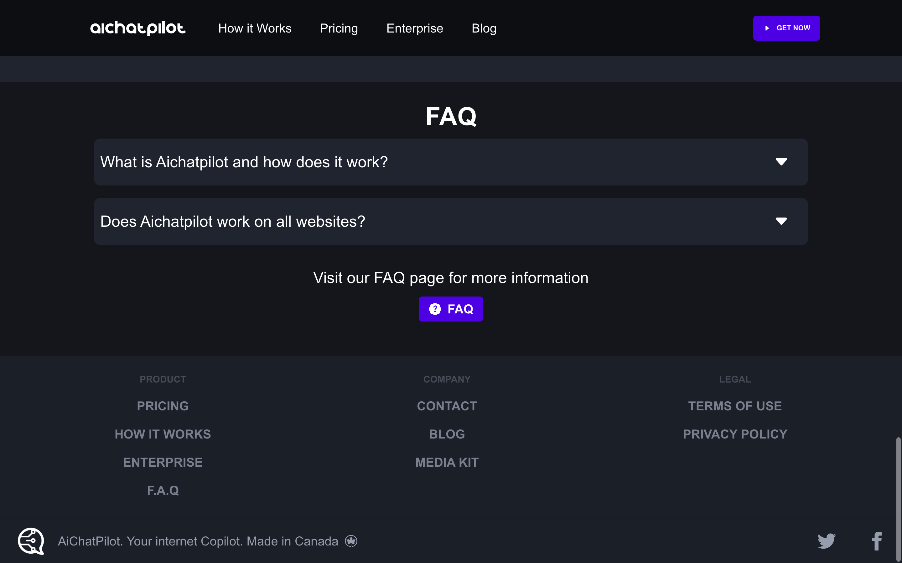 Screenshot of AiChatPilot