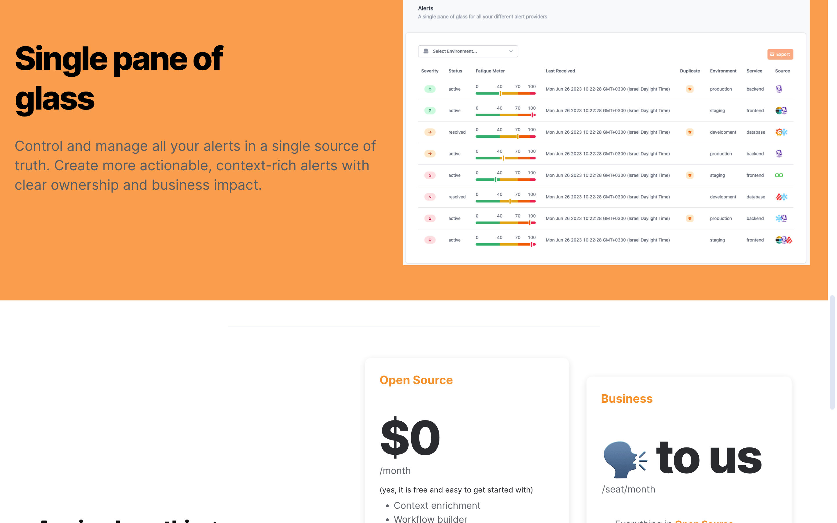 Screenshot of KeepHQ