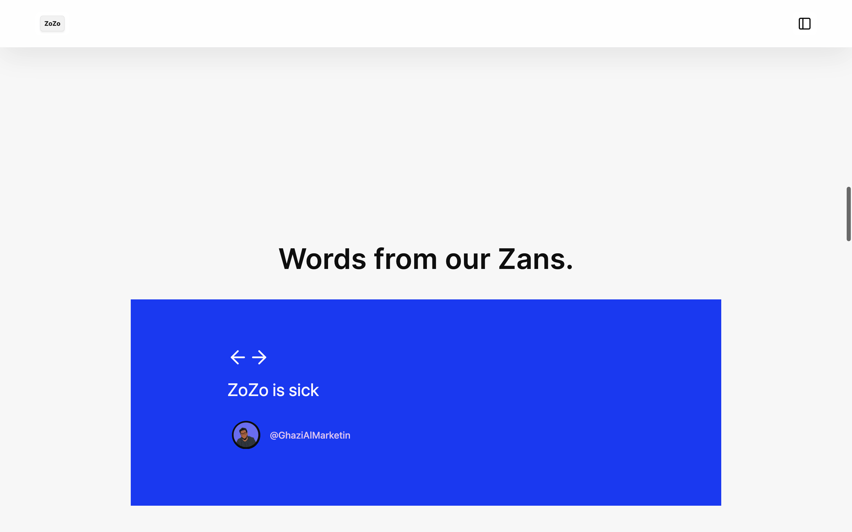Screenshot of zozoapp-co