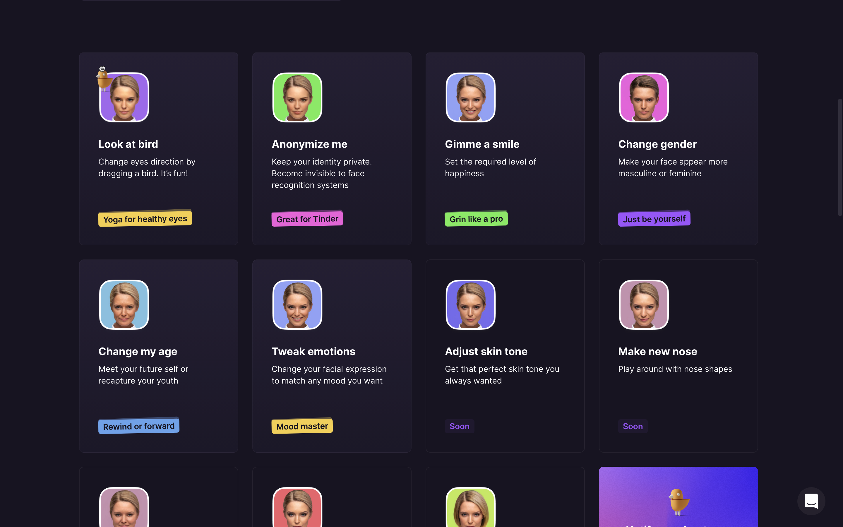 Screenshot of hey-photo
