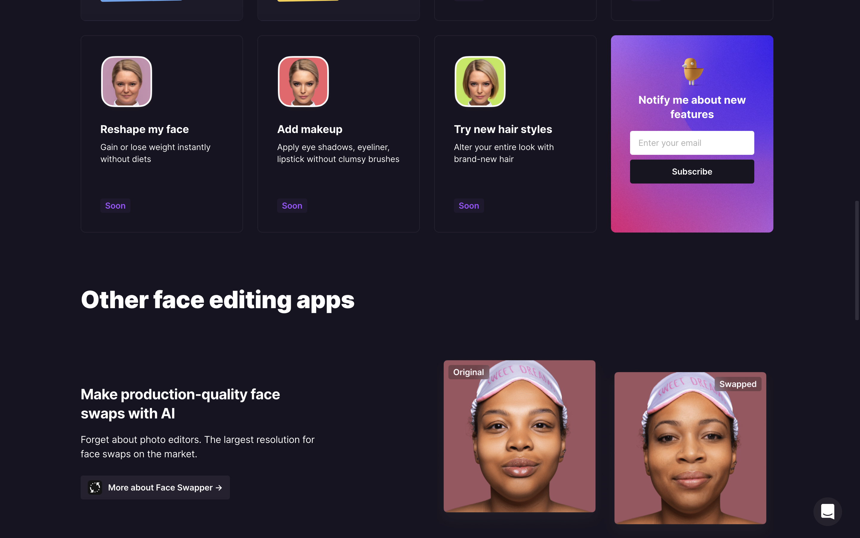 Screenshot of hey-photo