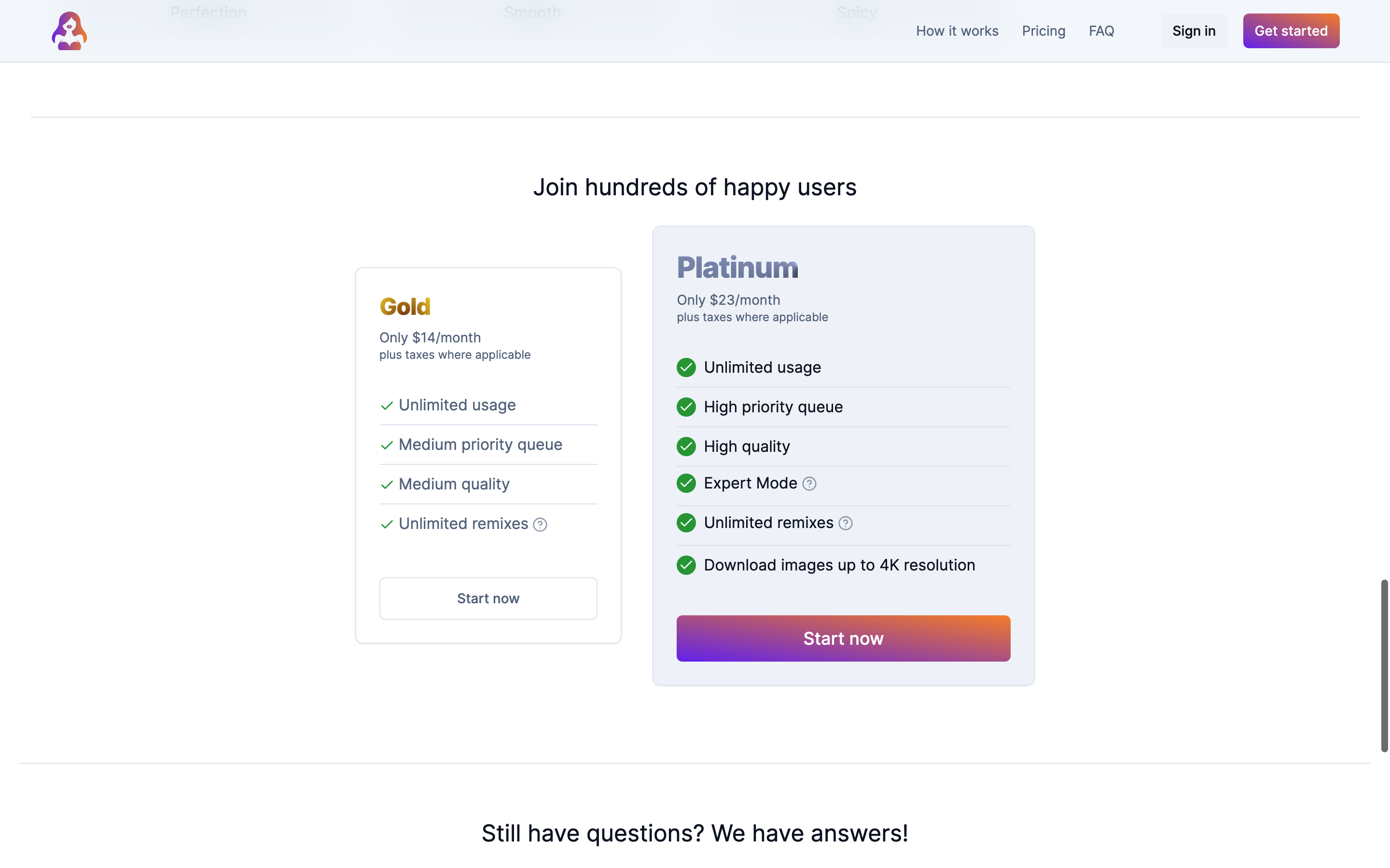 Screenshot of OnlyBabes.ai