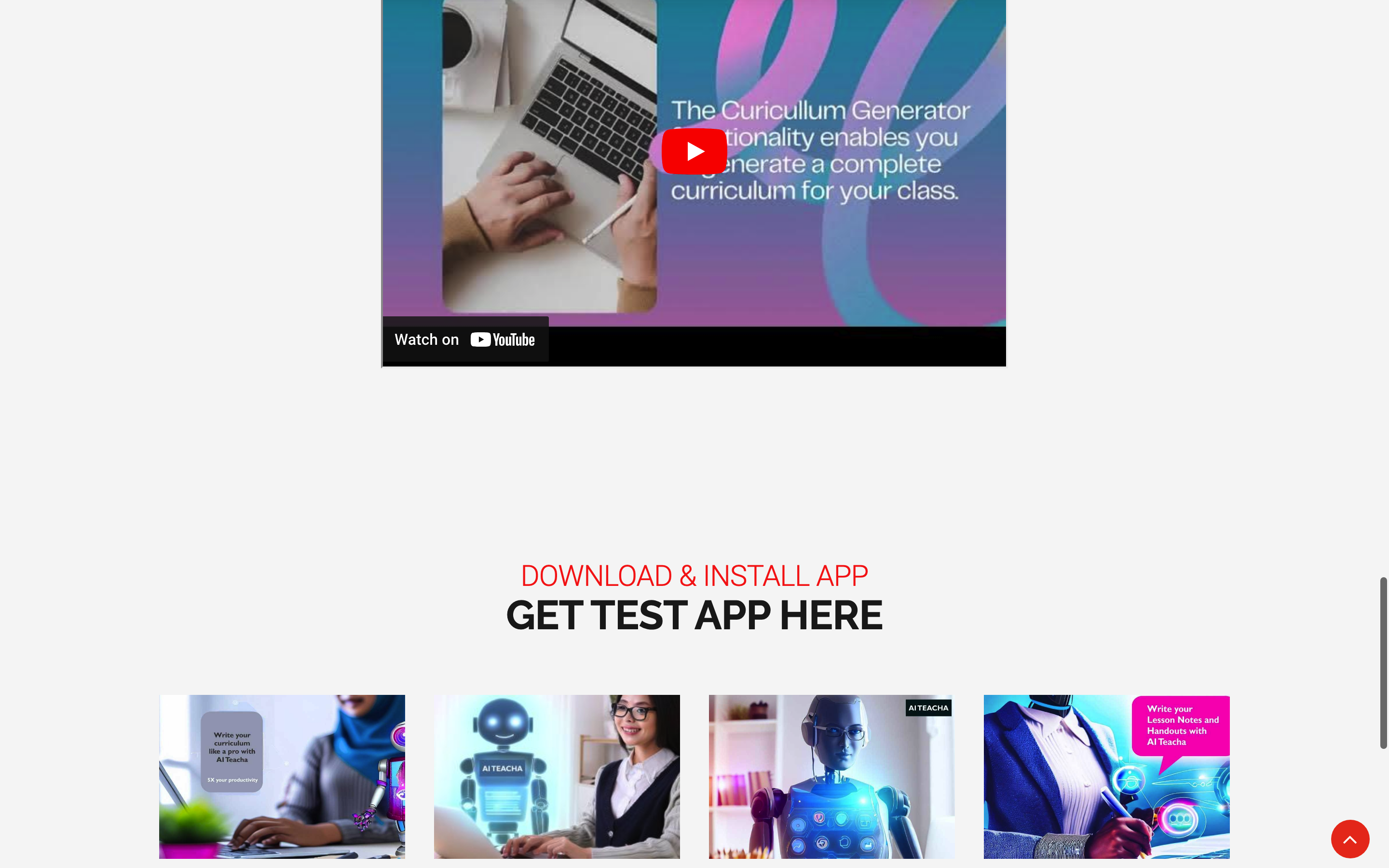 Screenshot of AIteacha