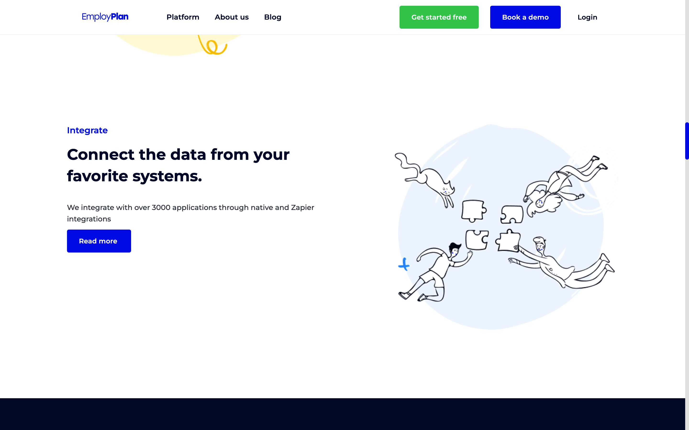 Screenshot of Employplan