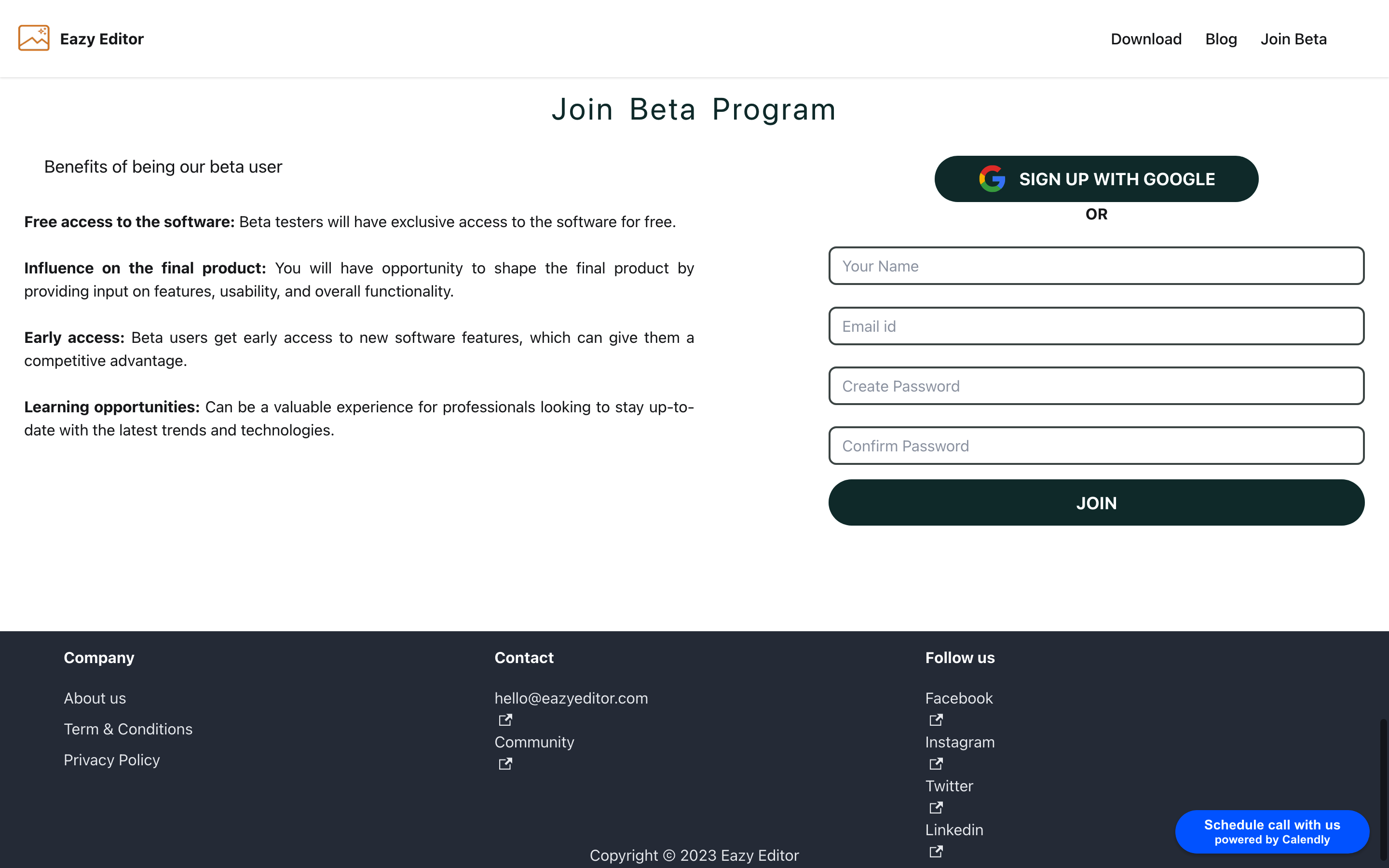 Screenshot of Eazy Editor