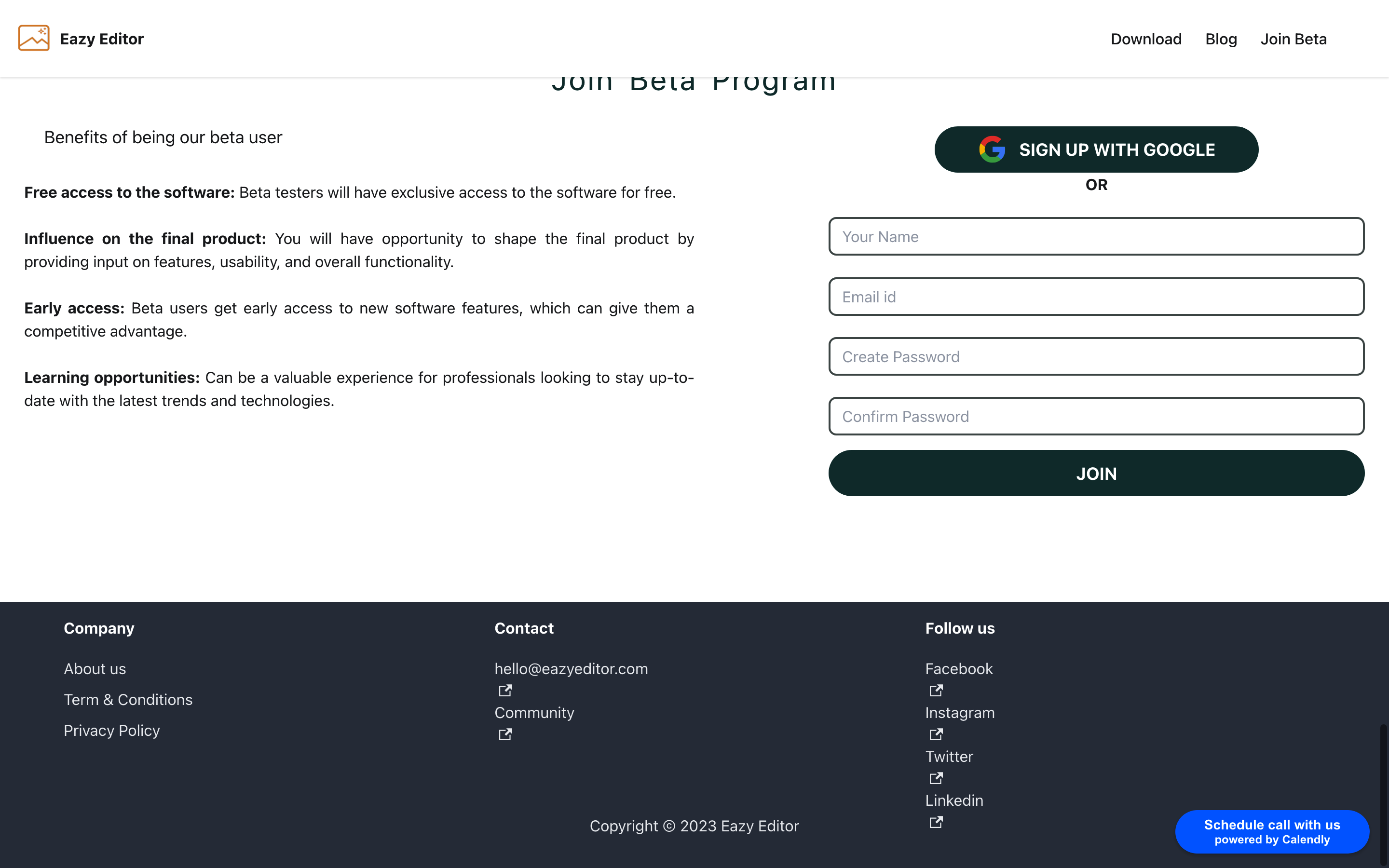 Screenshot of Eazy Editor