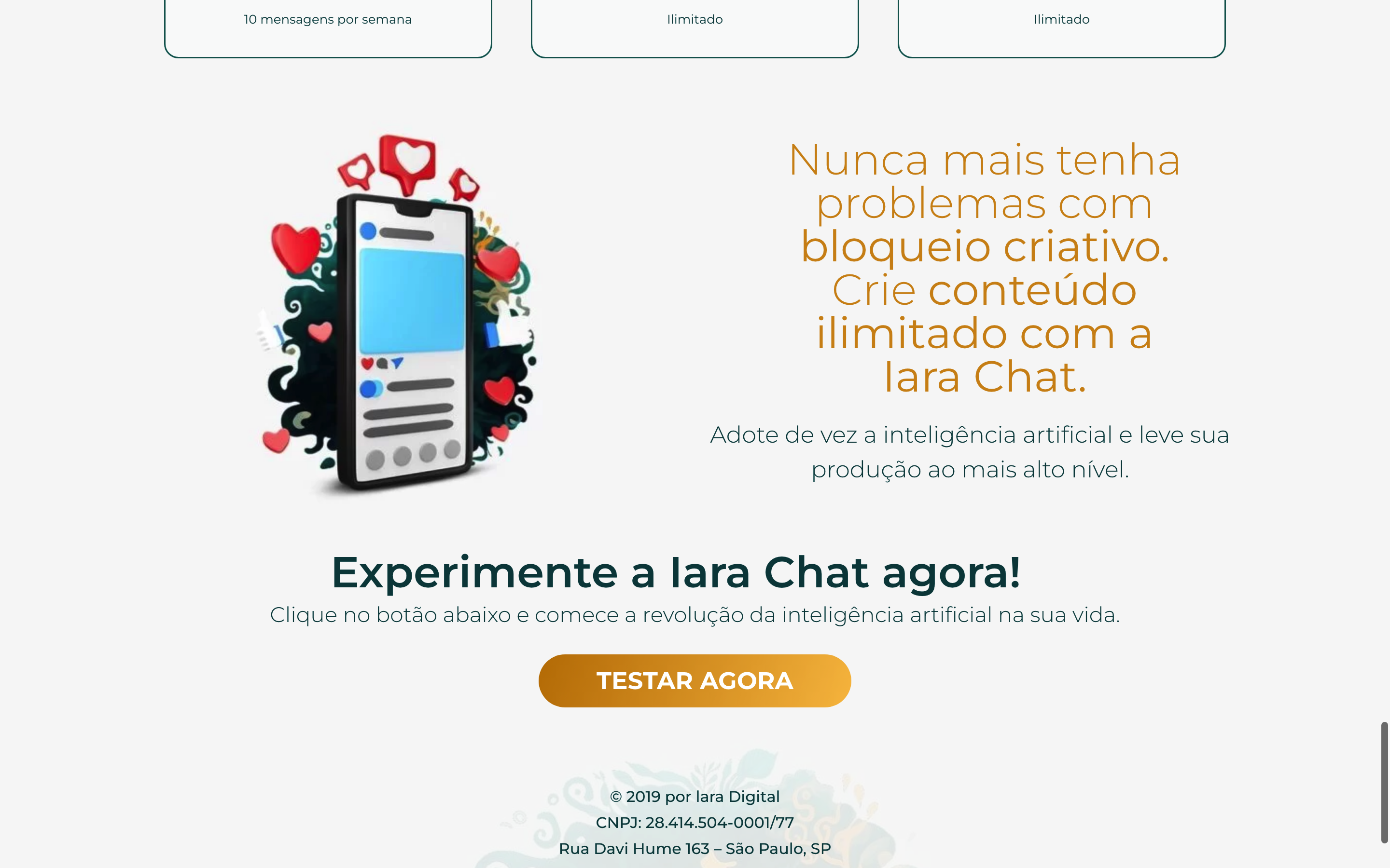 Screenshot of Iara Chat