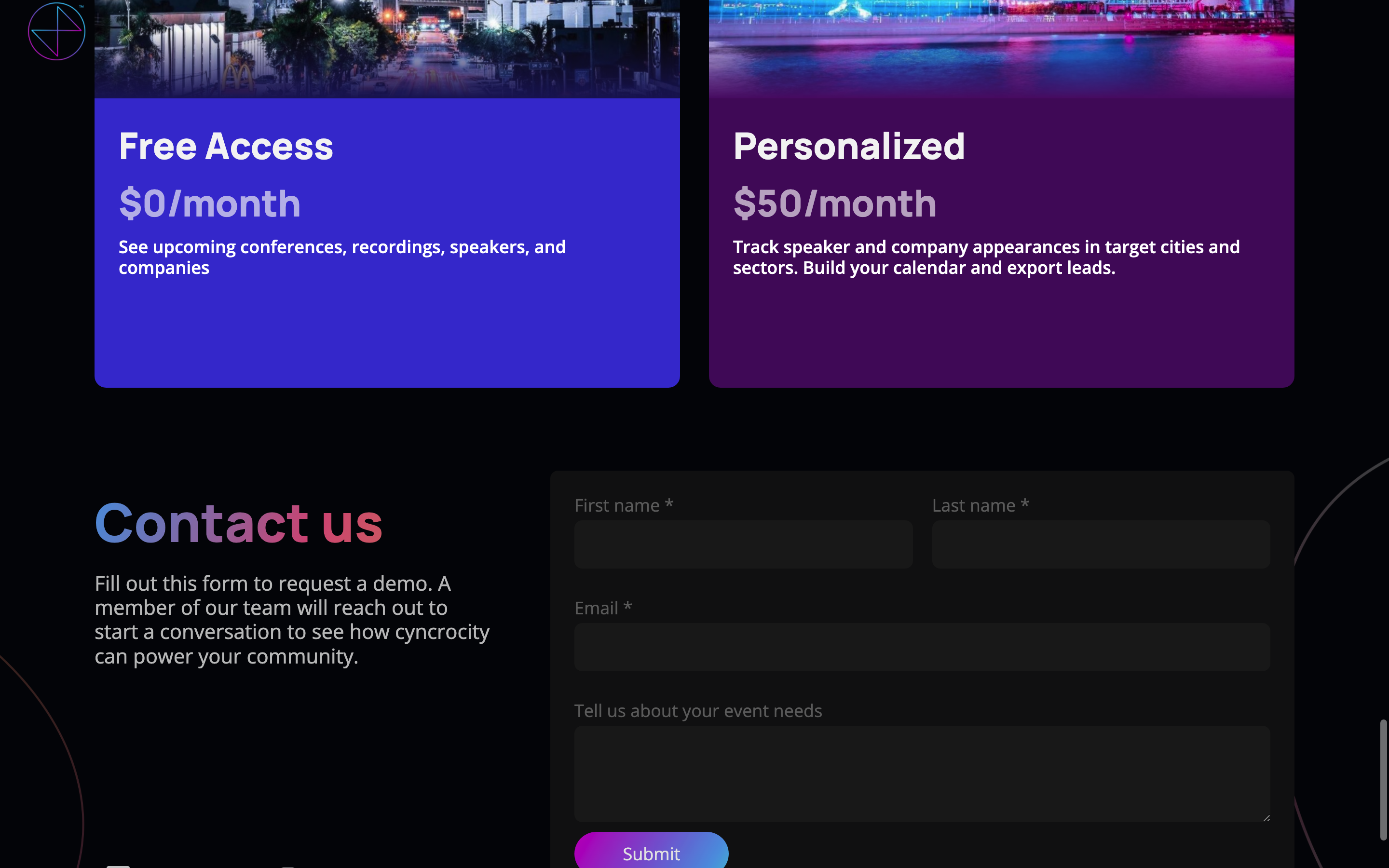 Screenshot of Cyncrocity